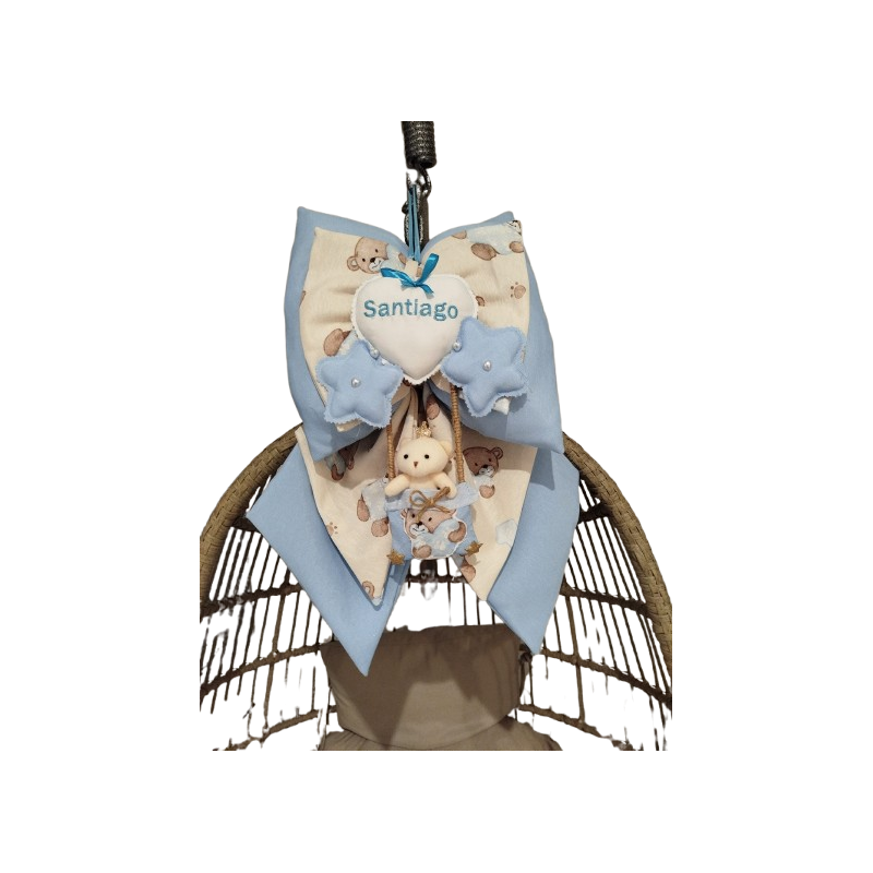 Lazo de nacimiento Osito Azul