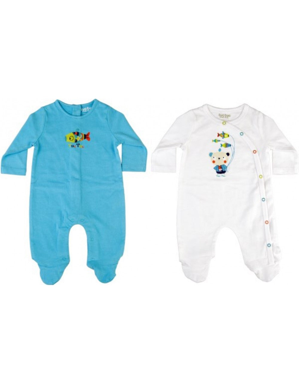 Conjunto de 2 peleles kimono Tuc Tuc 6 meses