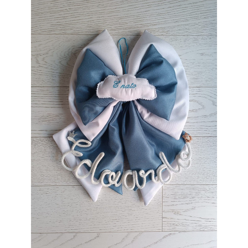 Celestial Birth Scarf with Name in Tricoton