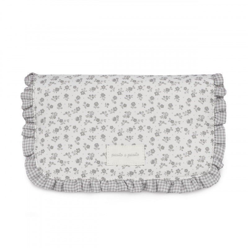 Cambiador Little Bloom Flor Gris