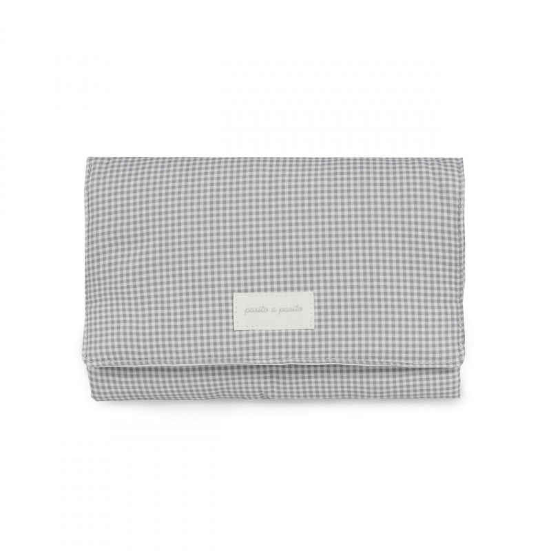 Cambiador Little Bloom Vichy Gris