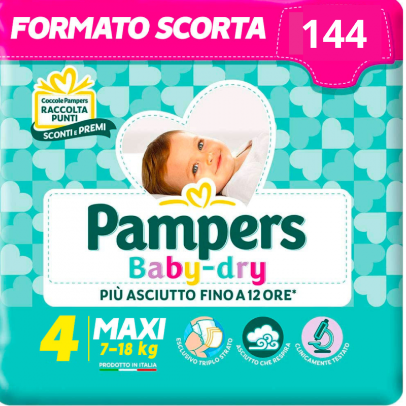 Pampers Baby Dry Esapack - Talla 4