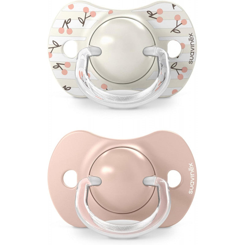 Chupete 0/6 M Tetina SIL SX PROTM (2 UD) Suavinex Rosa