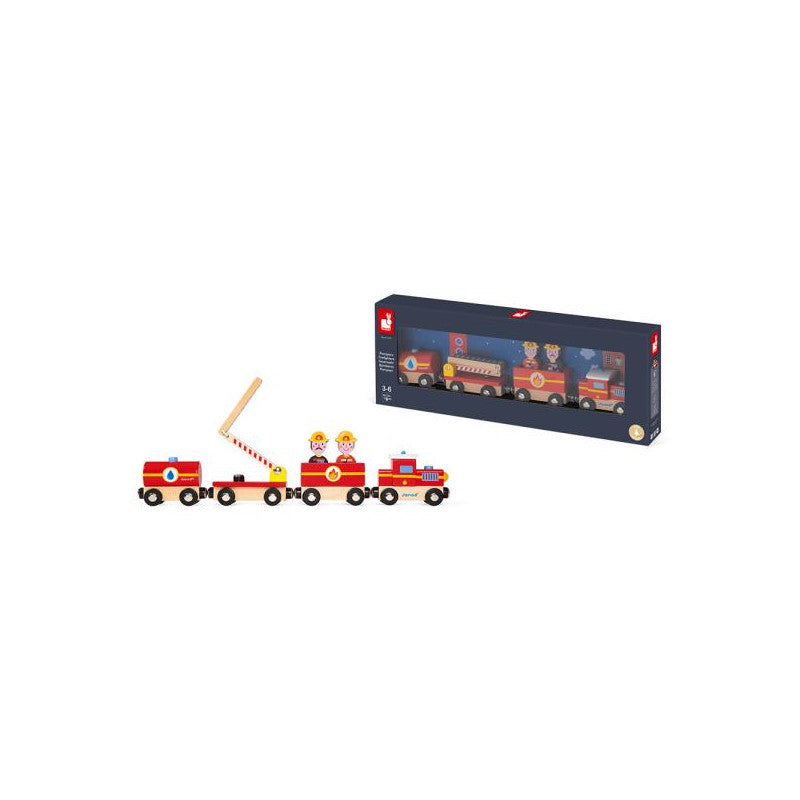 Set de tren de madera para niños Janod