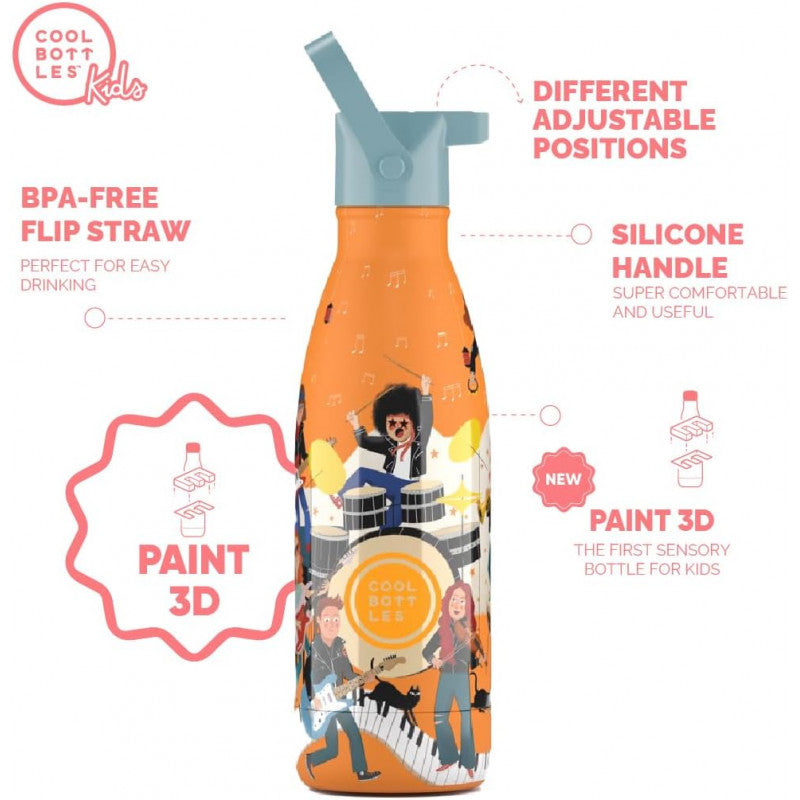 Cool Bottles - Botella Termo Music Beats 350 ml