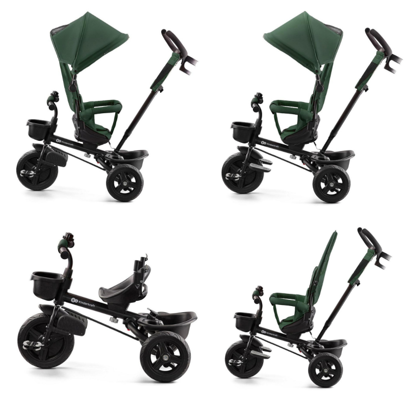 Triciclo 3 en 1 Aveo Kinderkraft Mystic Green