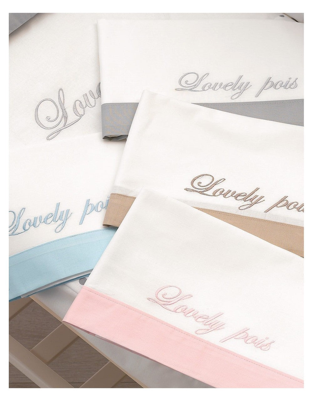 Sábanas para cuna Contact Azzurra Design