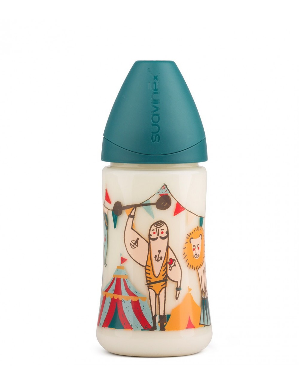 Biberón Suavinex Cirque 270 ml - Silicona