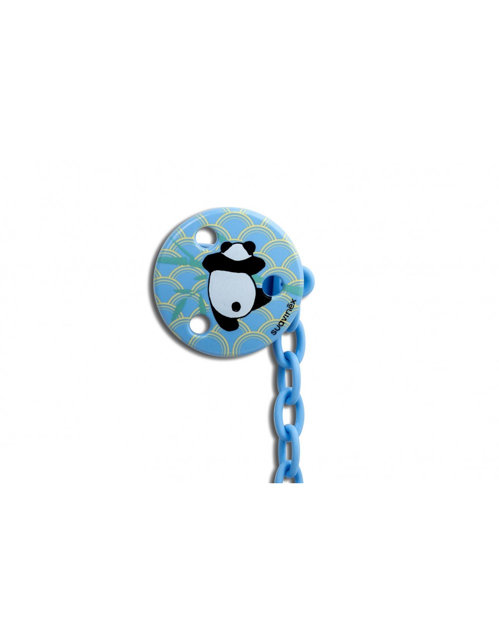 Cadena Chupete Panda Azul