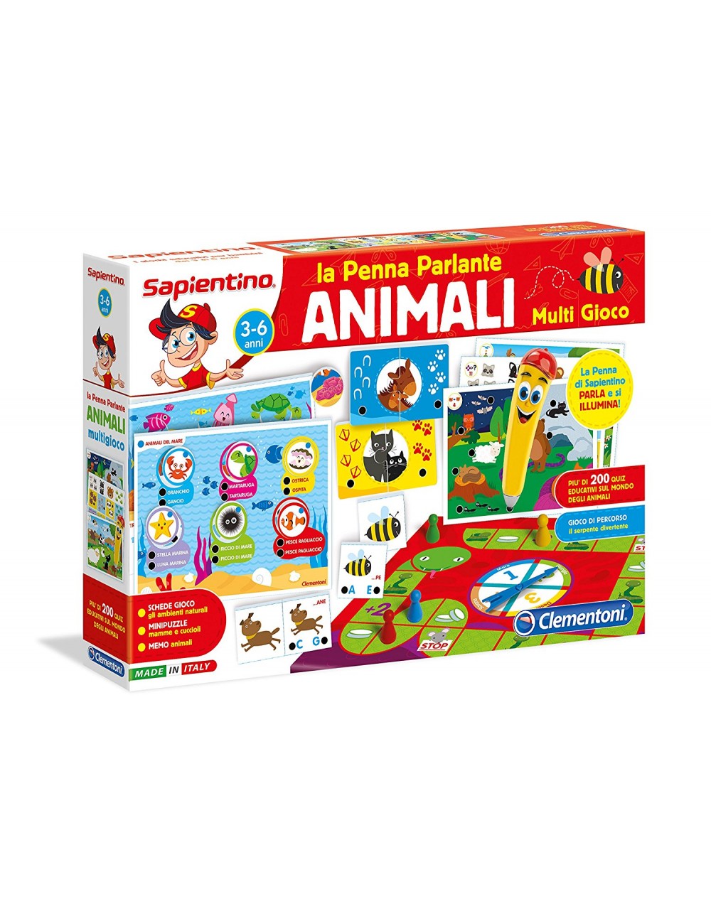 Lápiz Parlanchín Animales Sapientino