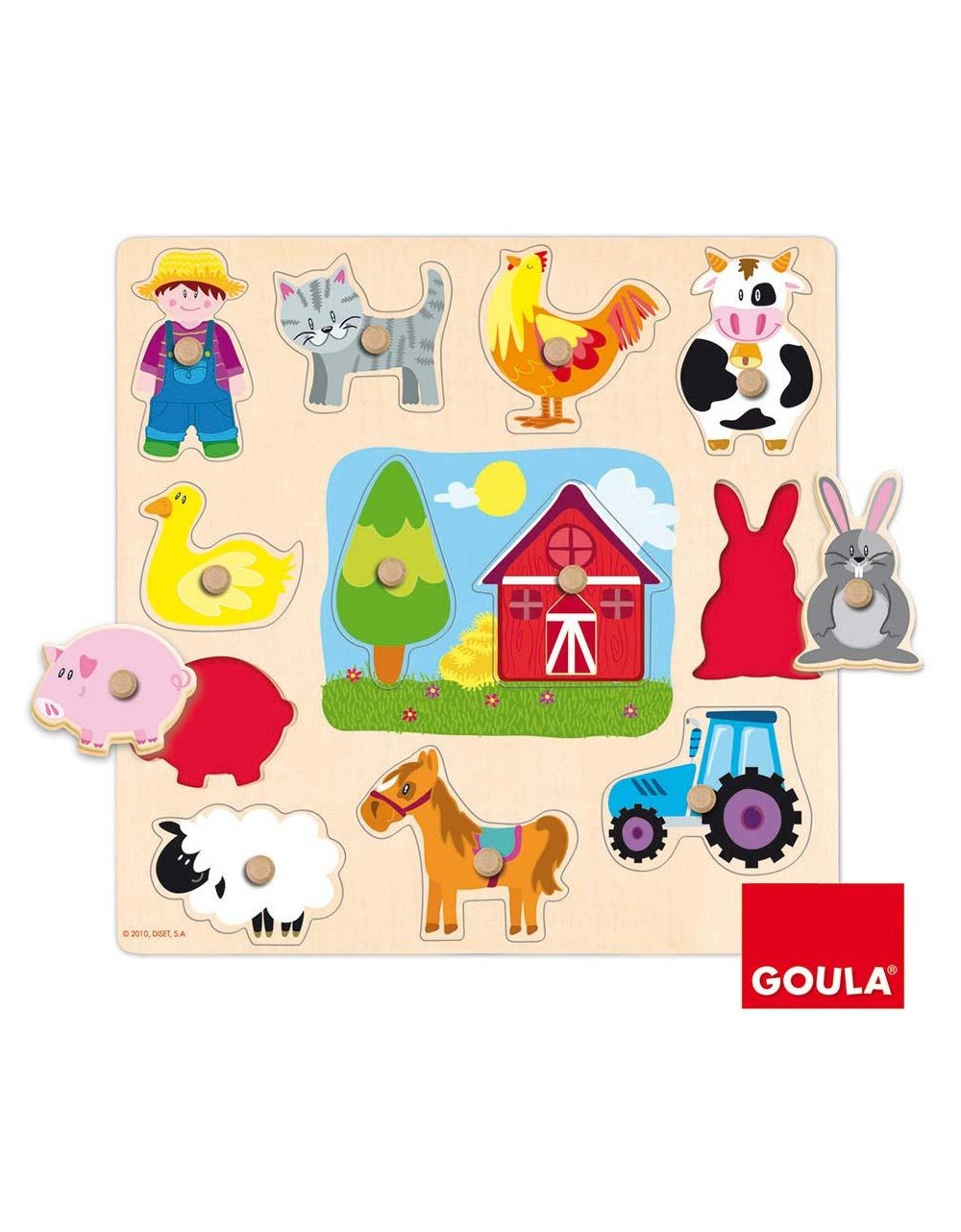 Puzle de madera - Granja