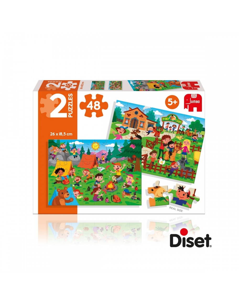 Puzle para niños Diset - Excursiones