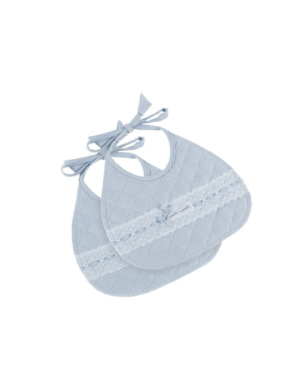 Set of 2 Pasito a Pasito Oxford Bibs