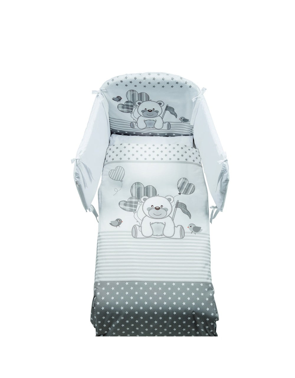 Ku Ku Grey Bumper Duvet