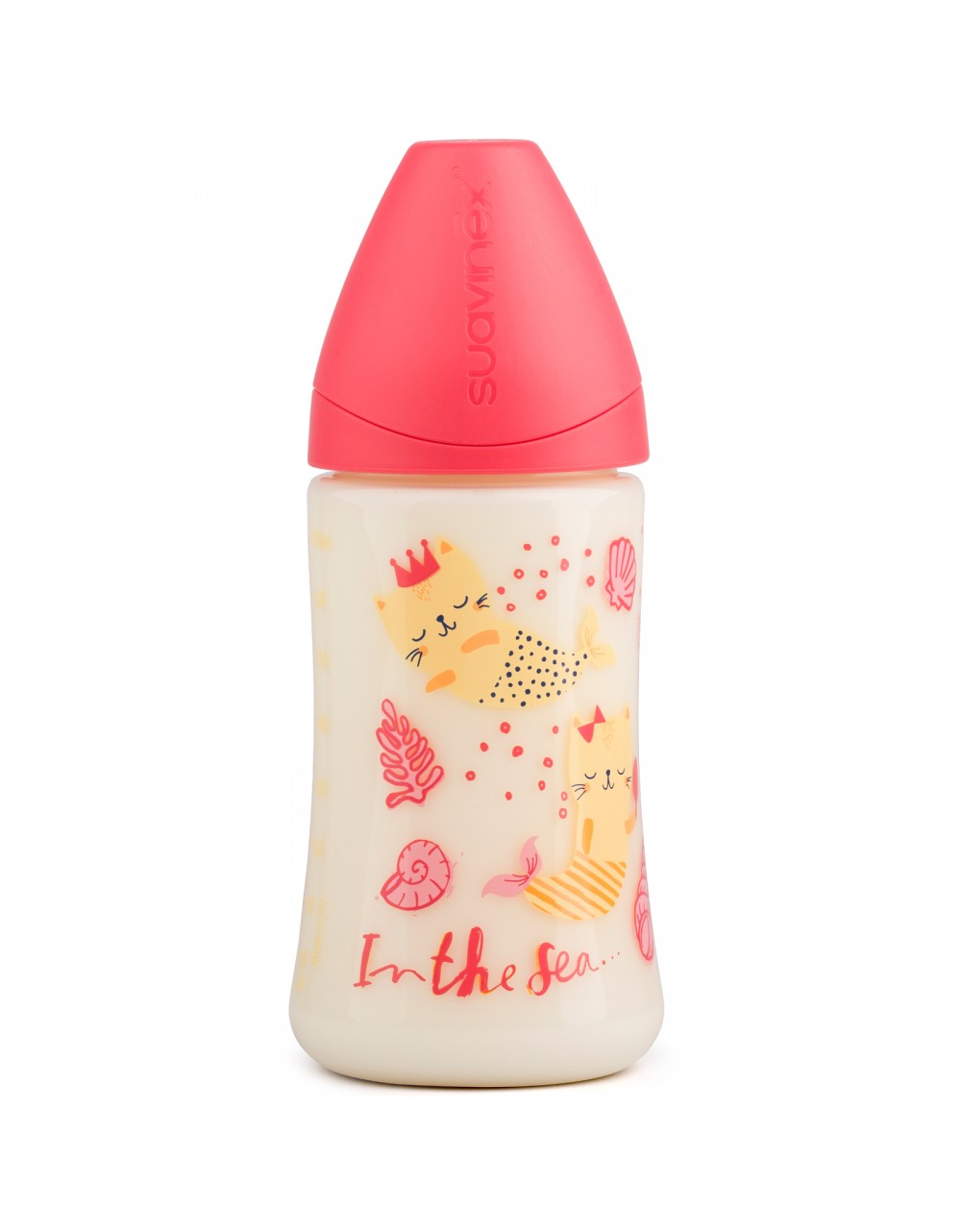 Biberón Suavinex In the Sea 270 ml - Sirena Rosa