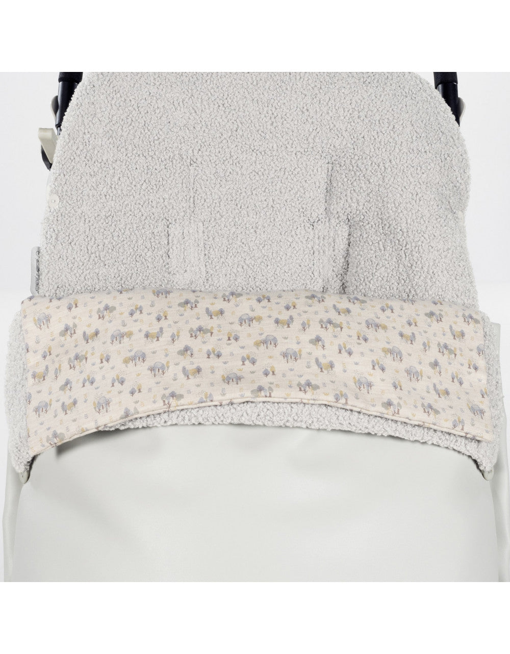 Sherwood Grey Faux Leather Stroller Bag