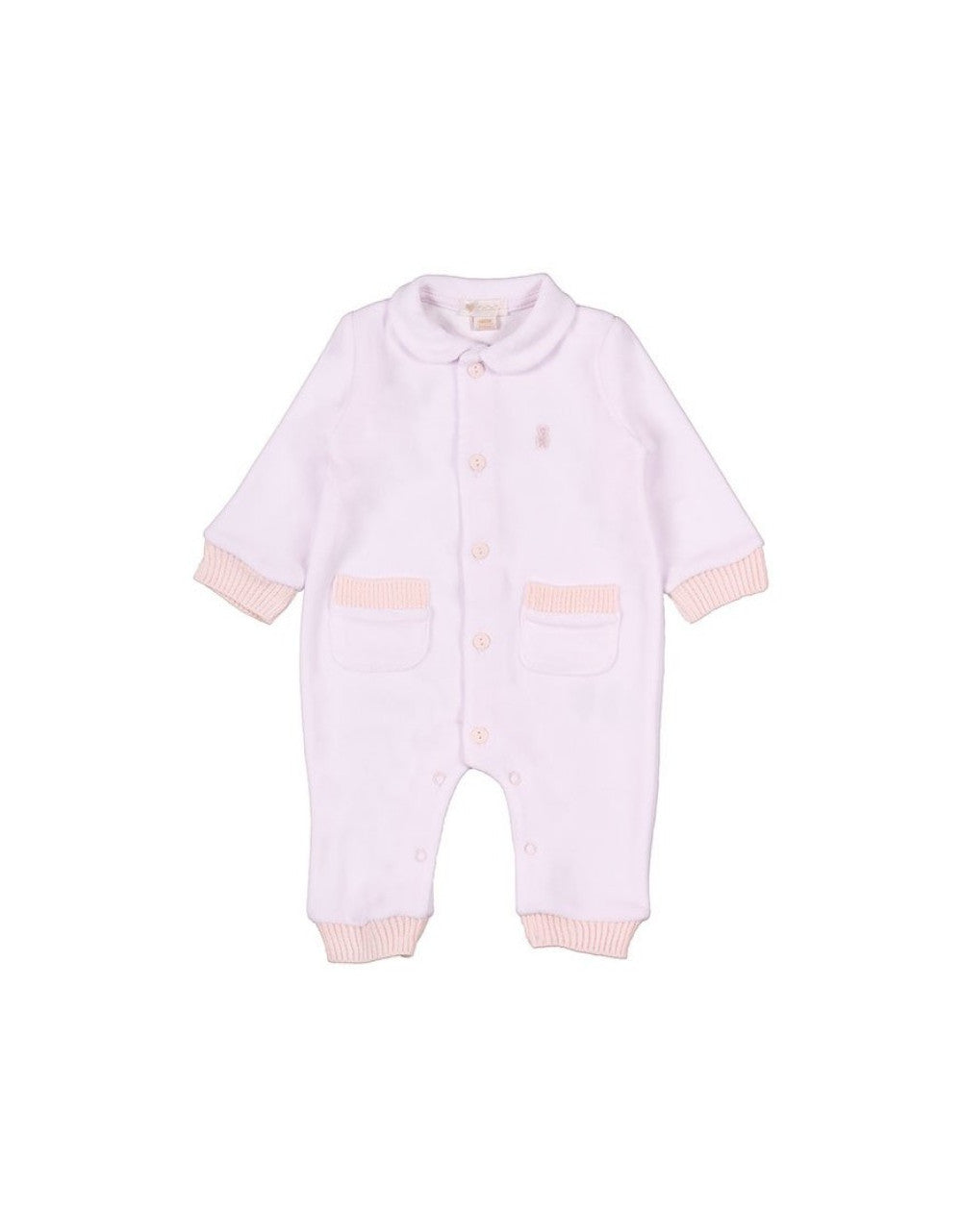 Pelele con bolsillos 3 meses - Rosa