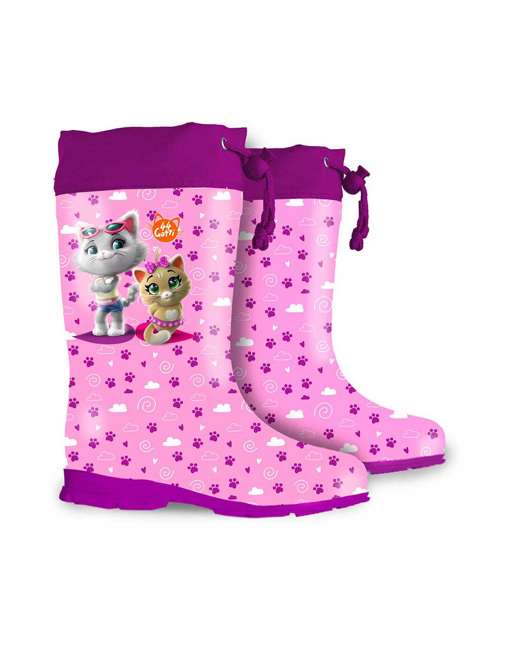 Botas de agua para niña 44 Gatos