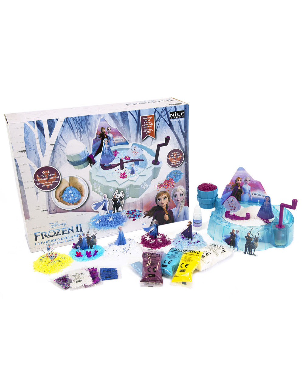 La fábrica de nieve de Frozen 2