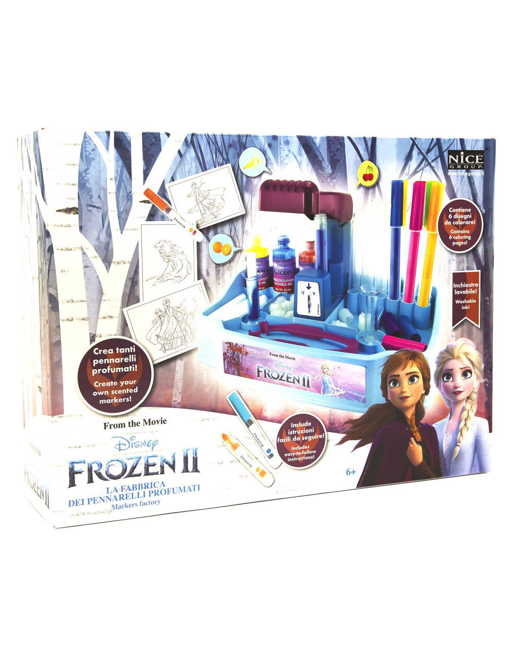 La fábrica de rotuladores perfumados de Frozen 2