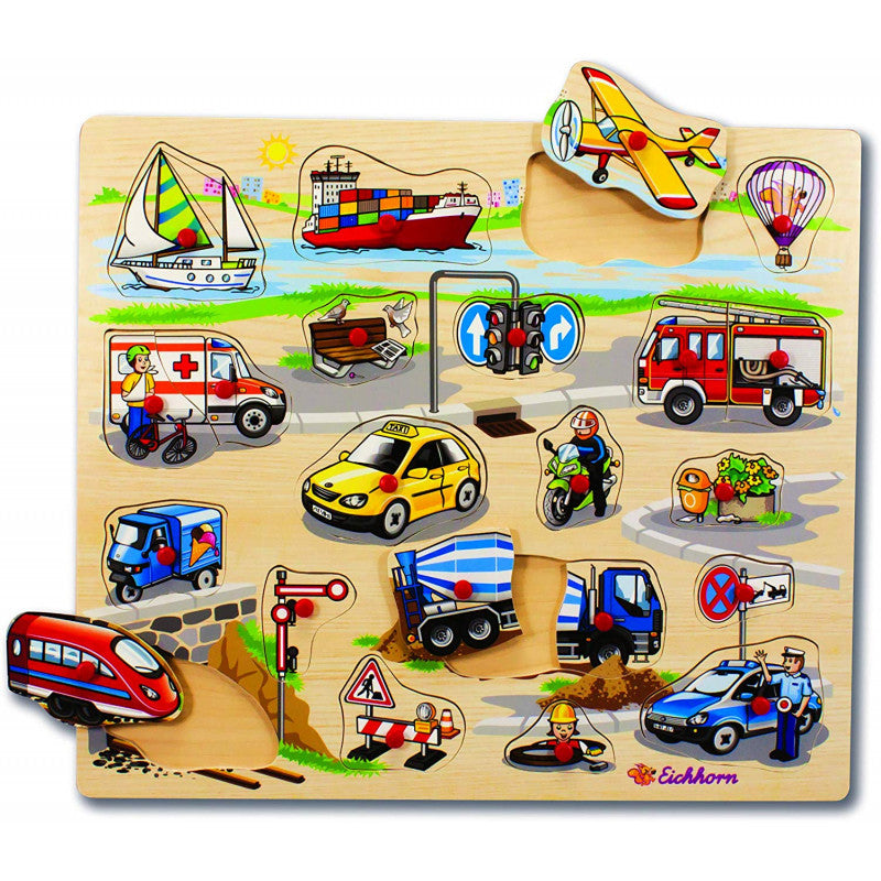 Wooden Puzzle - City