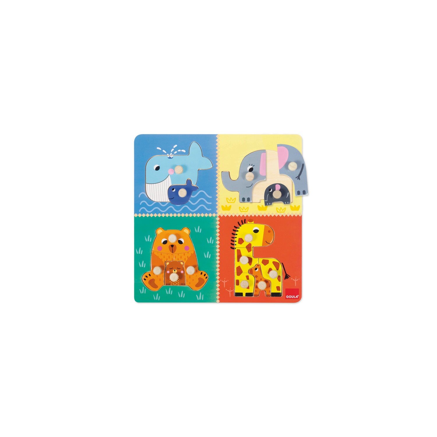 Puzzle Mamás y Bebés