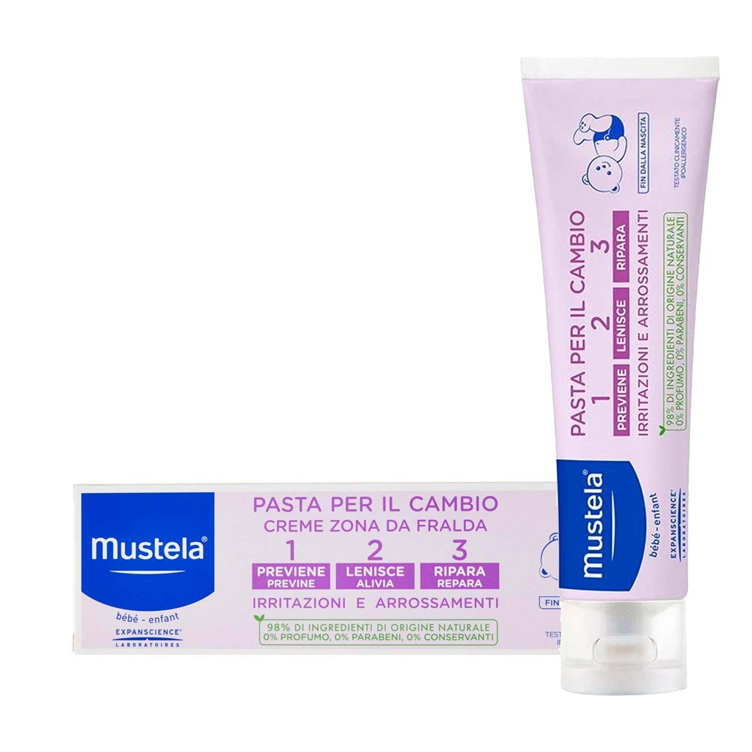 Pasta Balsámica 1 2 3 Mustela - 150 ml