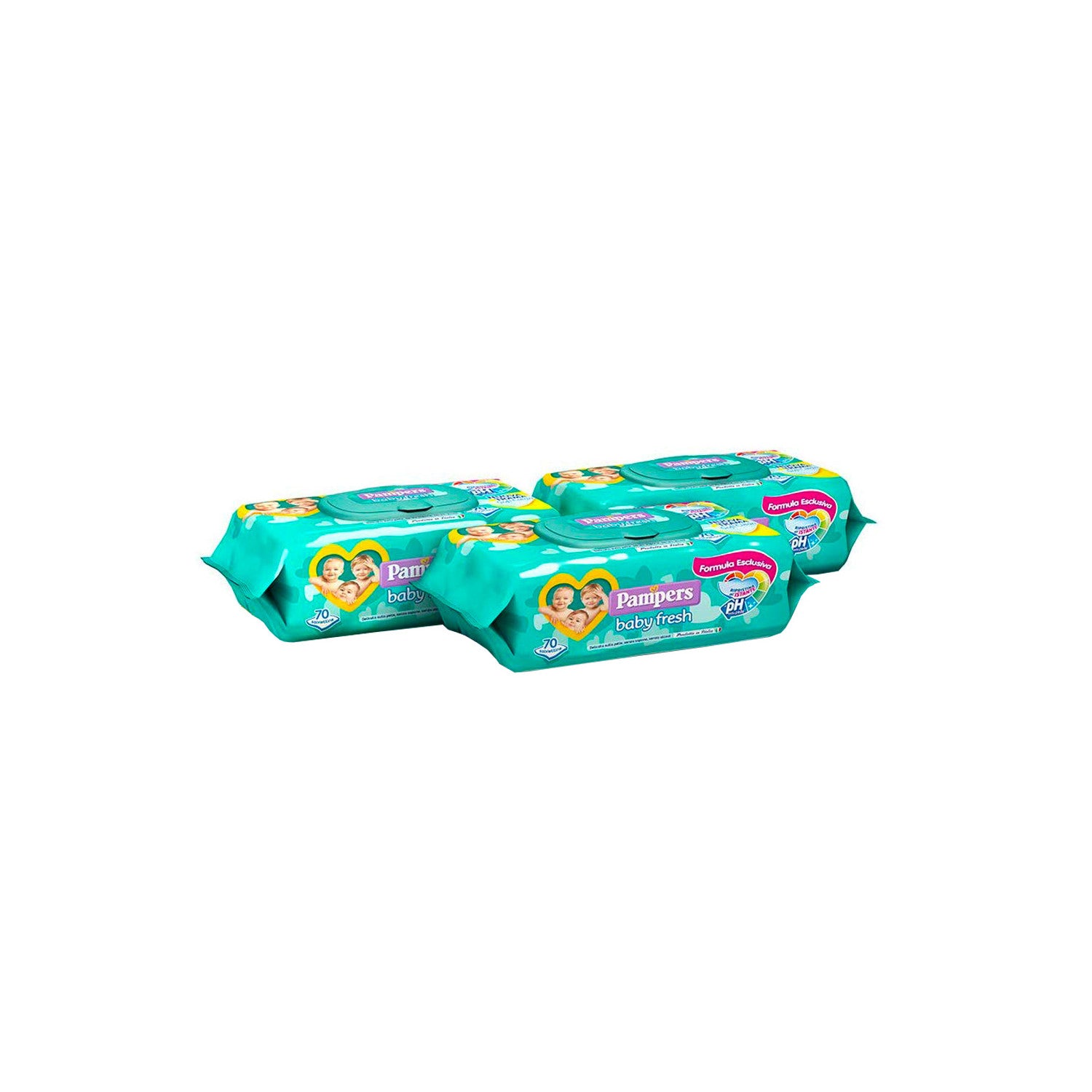 Pack 3 Toallitas Pampers Baby Fresh
