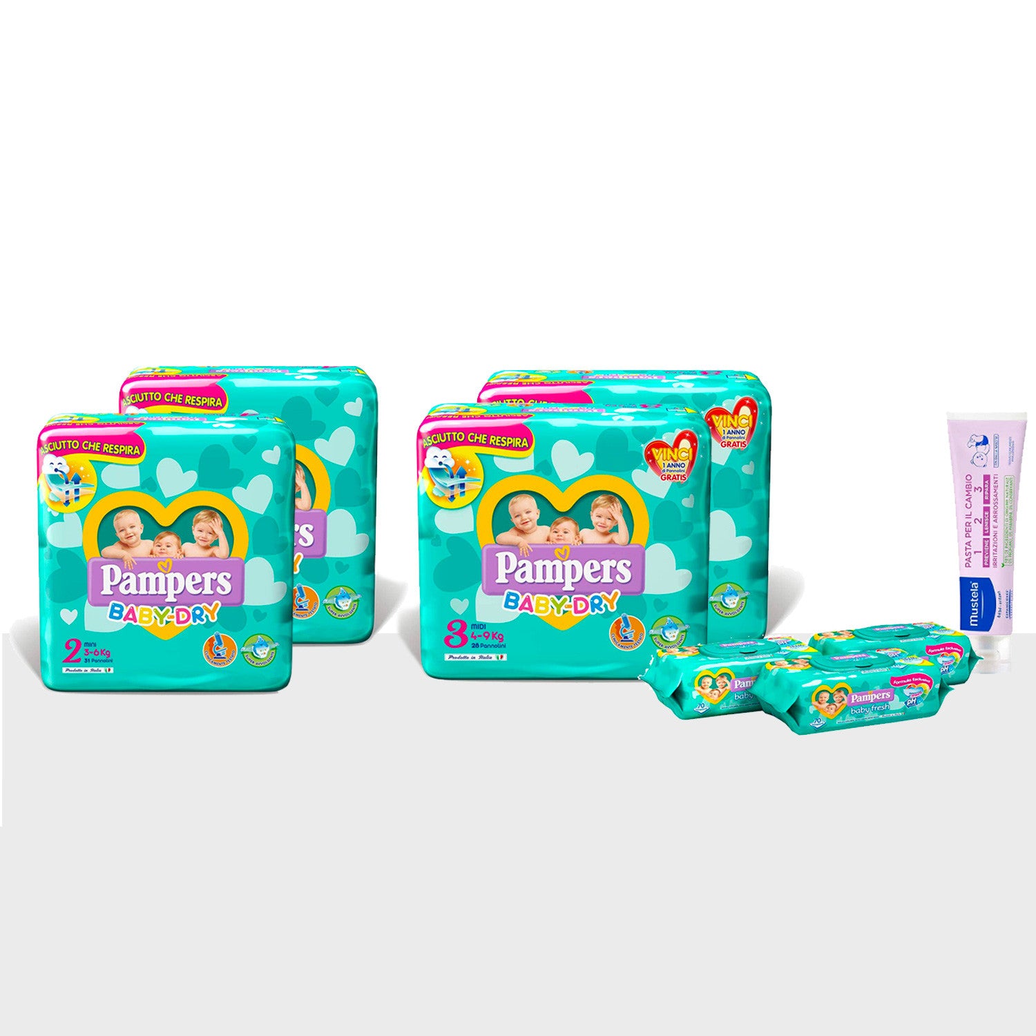 Kit de Bienvenida al Mundo - Pampers Baby Dry