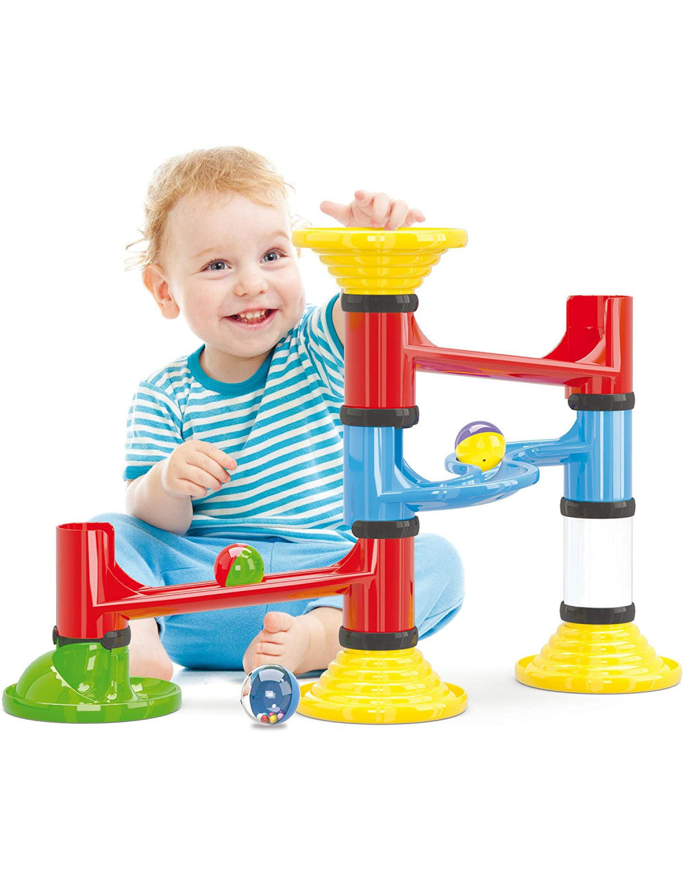 Quercetti-Migoga Junior Juego con Pista de Canicas