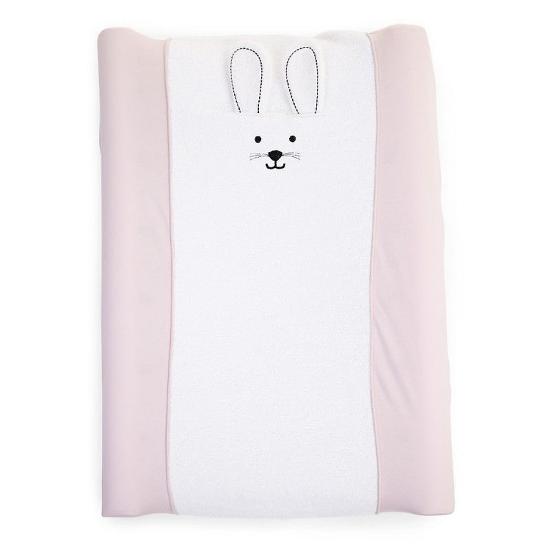 Funda para cambiador de algodón Conejo Rosa - Childhome