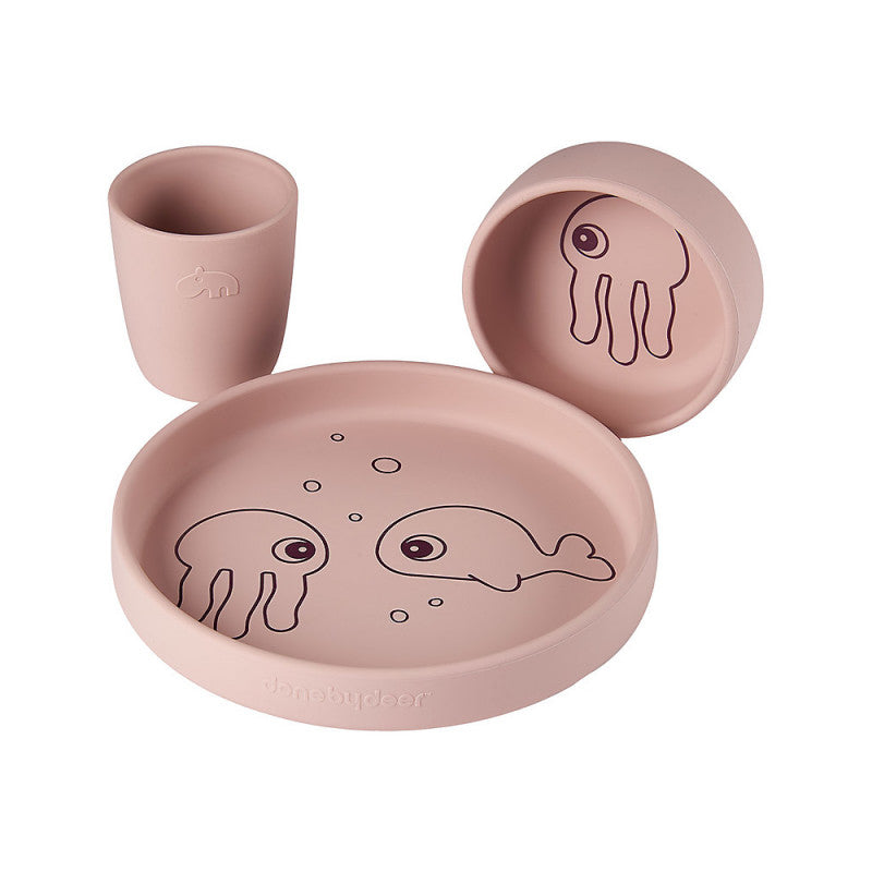 Set de Comida de Silicona - Amigos del Mar