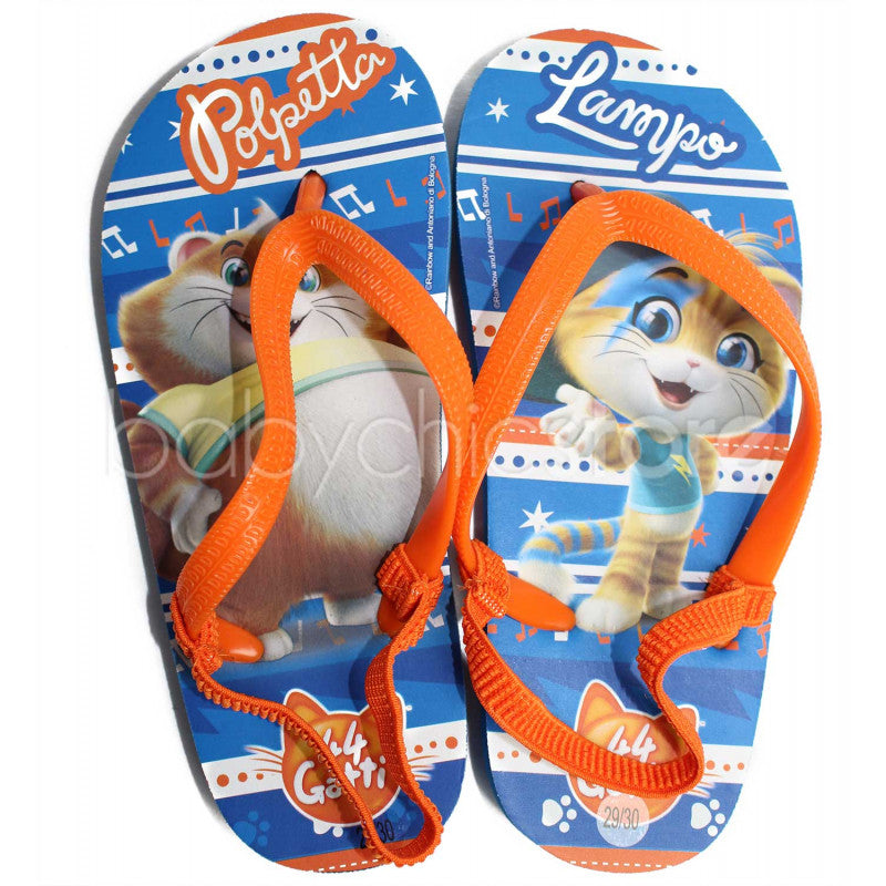 Chanclas 44 Gatos Niño - Talla 29/30