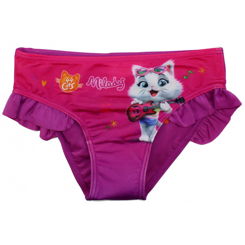 Bikini para niña 44 Gatos Fucsia - 3/4 Años