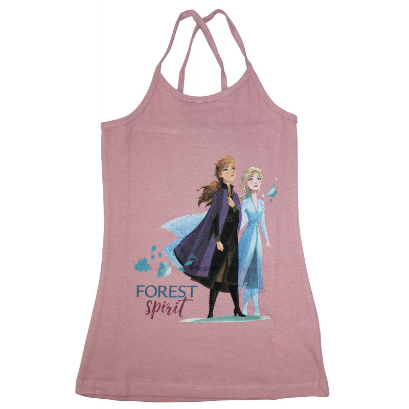 Pink Frozen Dress - 5/6 Years