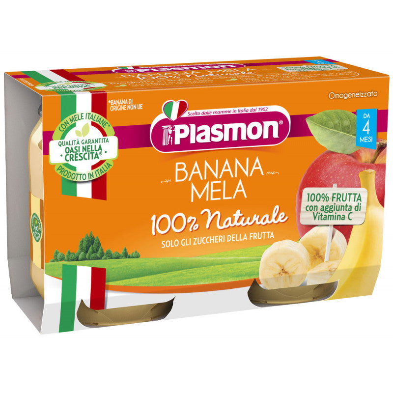 Tarrito Plátano Manzana Plasmon