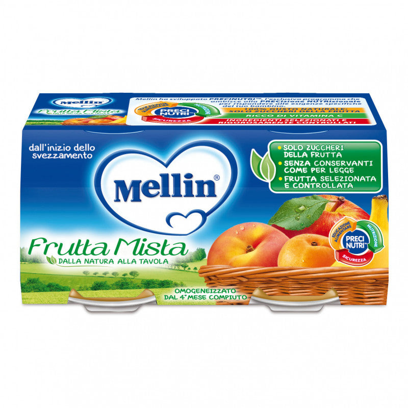 Tarrito de Frutas Variadas Mellin - 2 x 100 g