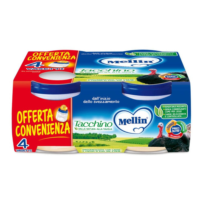 Homogeneizado Pavo Mellin - 4 x 80 g