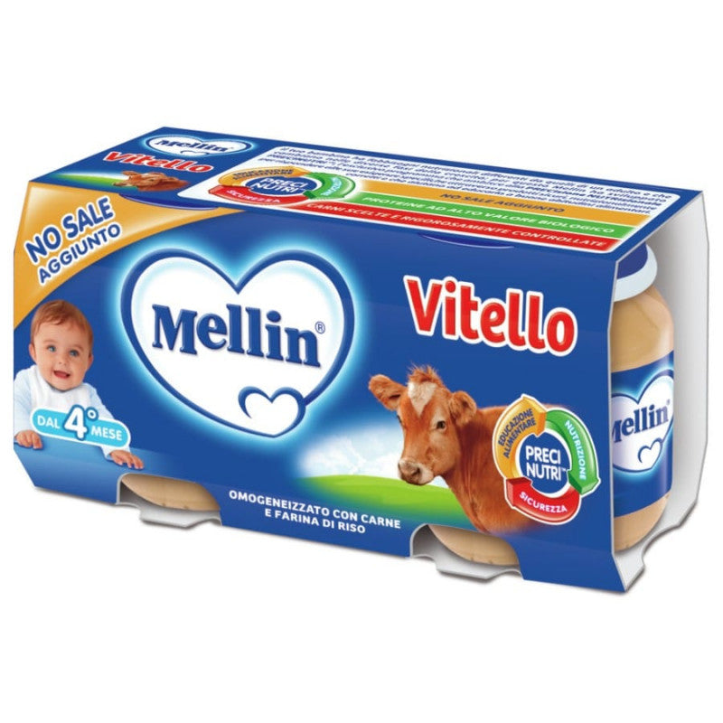 Homogeneizado Ternera Mellin - 2 x 120 g