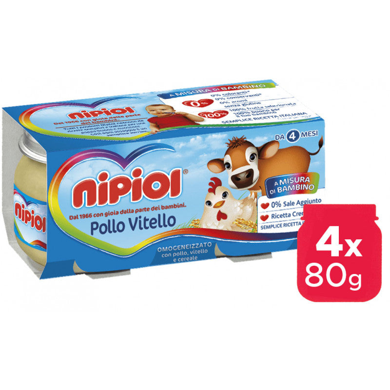 Homogeneizado Pollo Ternera Nipiol