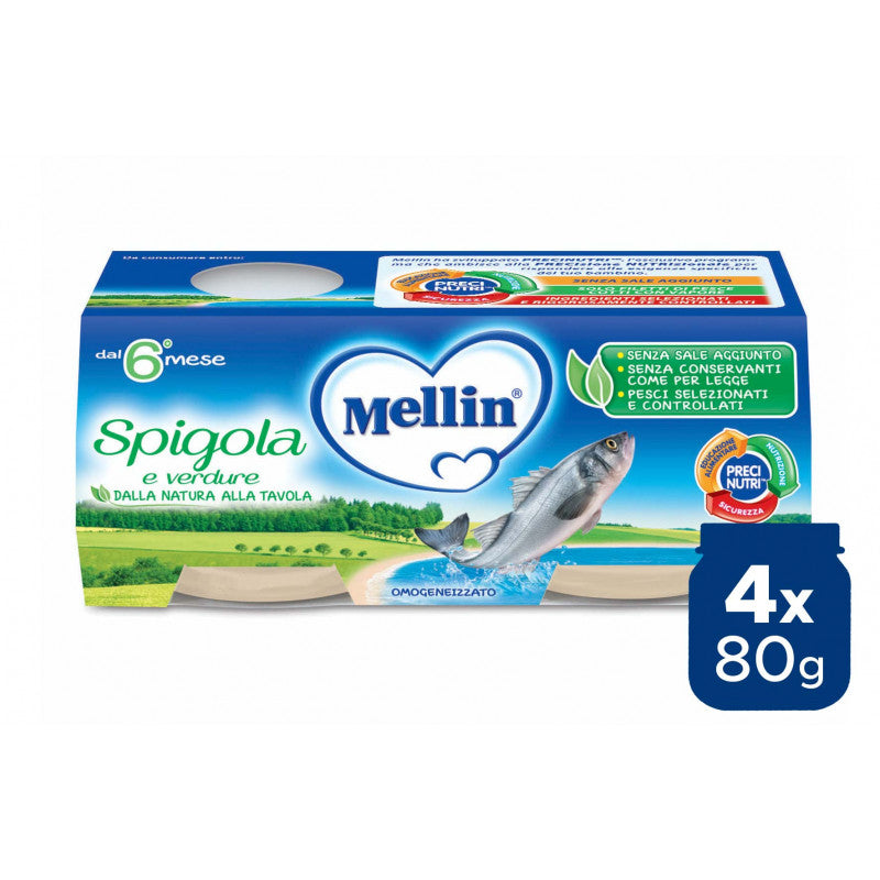 Puericultura Merluza Mellin - 4 x 80 g