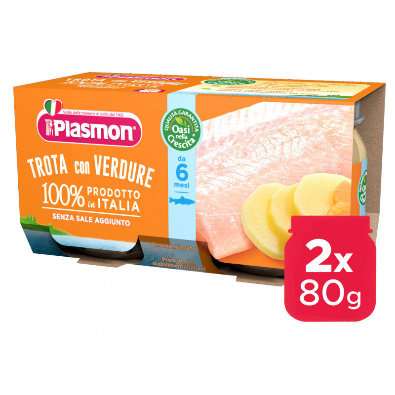 Tarrito Trucha Plasmon - 2 x 80 g