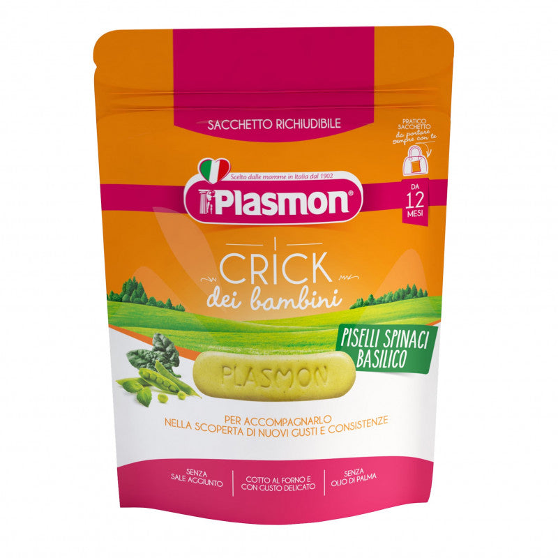 Los Crick de los Niños Plasmon - Guisantes, Espinacas y Albahaca