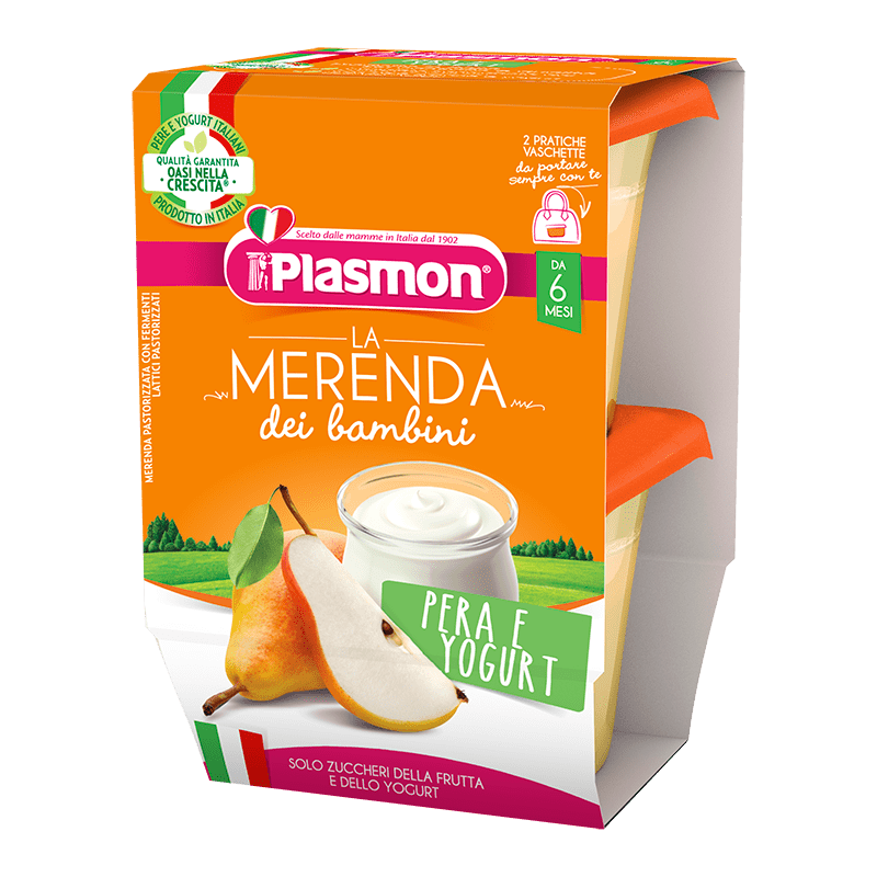 La Merienda para Niños Plasmon - Pera y Yogur