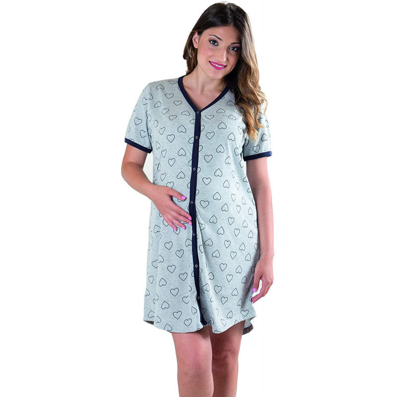 Camisón Gris de Corazones - T5