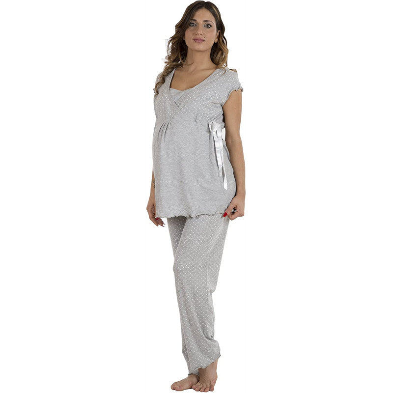 Pijama Fantasía Gris, Manga Corta - T6