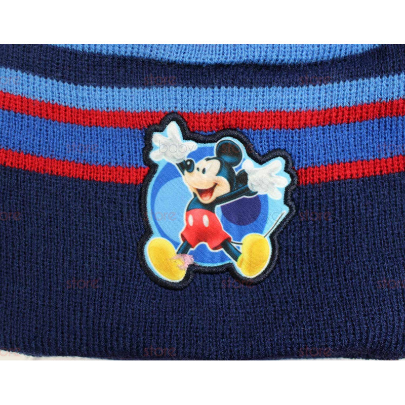 Set de Bufanda, Gorro y Guantes Mickey Mouse Rojo