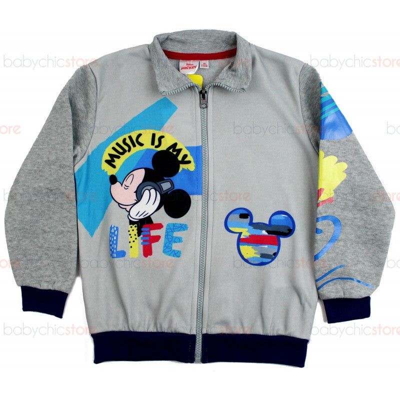 Conjunto Chándal Mickey Mouse - Gris/Azul - 7 Años