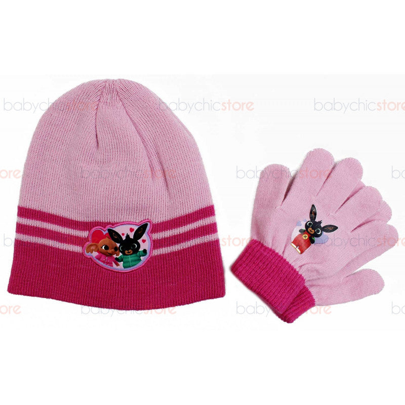 Set Gorro y Guantes de Bing - Rosa