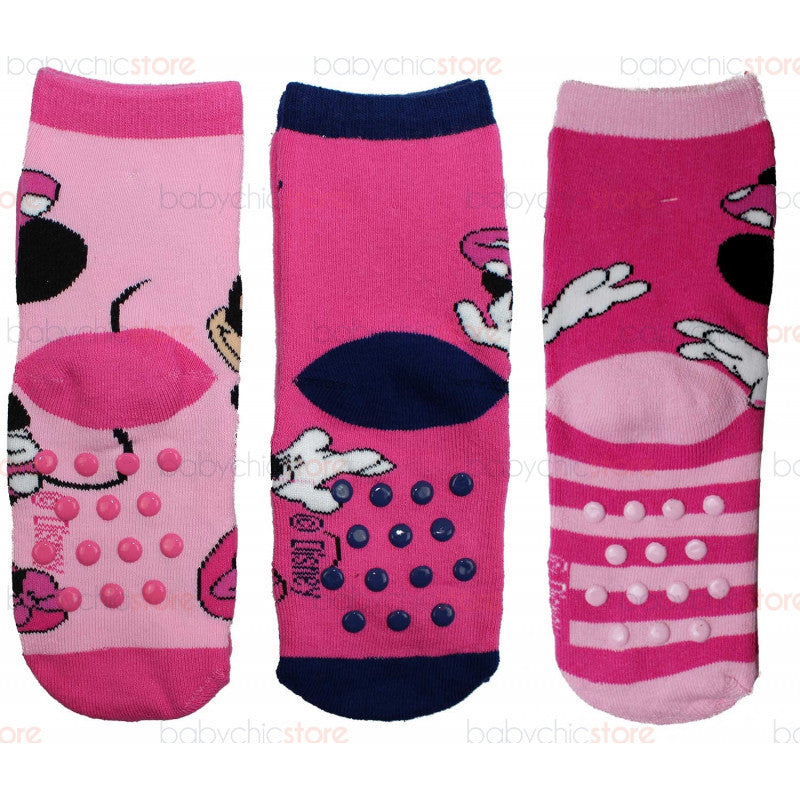 3 Pares Calcetines Antideslizantes Minnie - 27/30